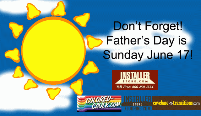 Father's Day is June 17 2012