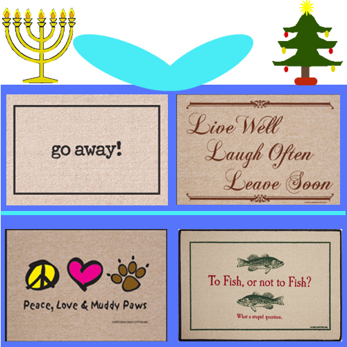Funny Welcome Mat Christmas Present - Hanukkah/Chanukah