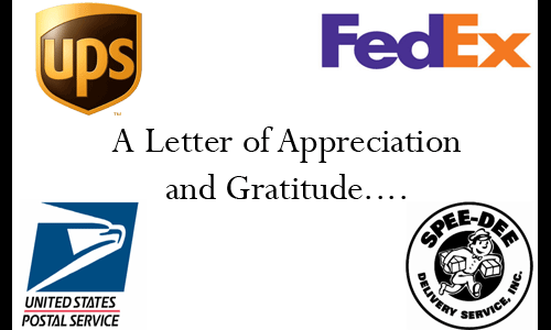 Installerstore Thanks our Shipping Comanies