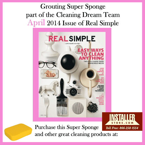 Extra Large Cleaning Sponge - Real Simple April 2014